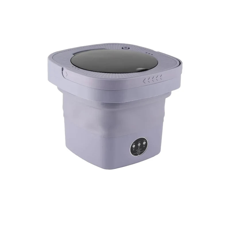 Portable Foldable Mini Washing Machine with 3 Modes 7 Liter Color Blue