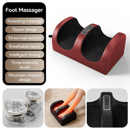 Electric Foot Massager Heating Health Care Therapy