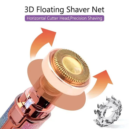 2-in-1 Facial Hair Remover with LED