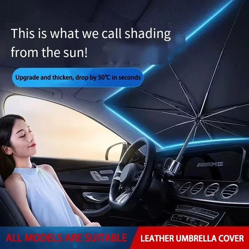 Car Front Windshield Sunshade Umbrella