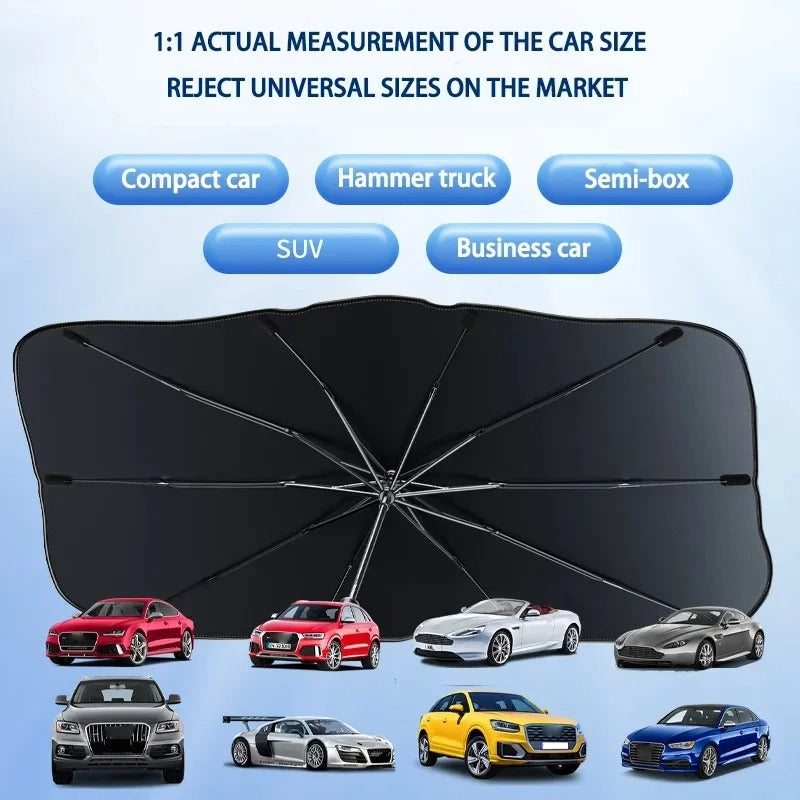 Car Front Windshield Sunshade Umbrella