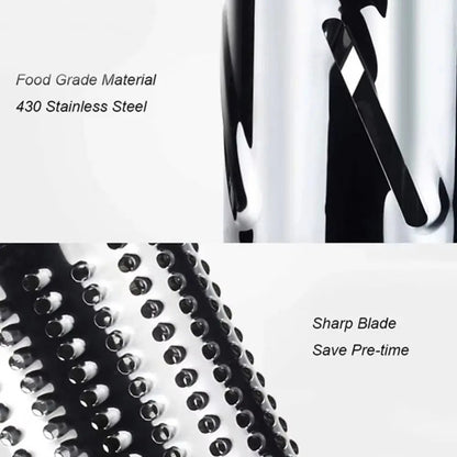 3-in-1 Rotary Food Slicer Chopper Cheese Grater Fruit Vegetable Shredder Cutter