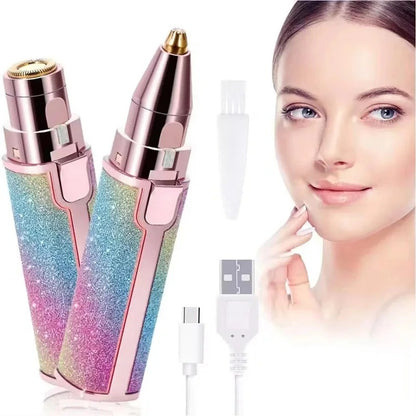 2-in-1 Facial Hair Remover with LED