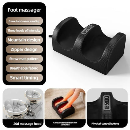 Electric Foot Massager Heating Health Care Therapy