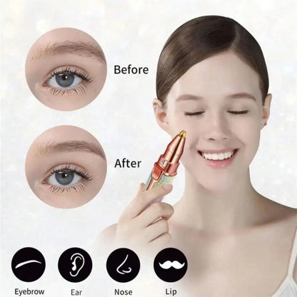 2-in-1 Facial Hair Remover with LED