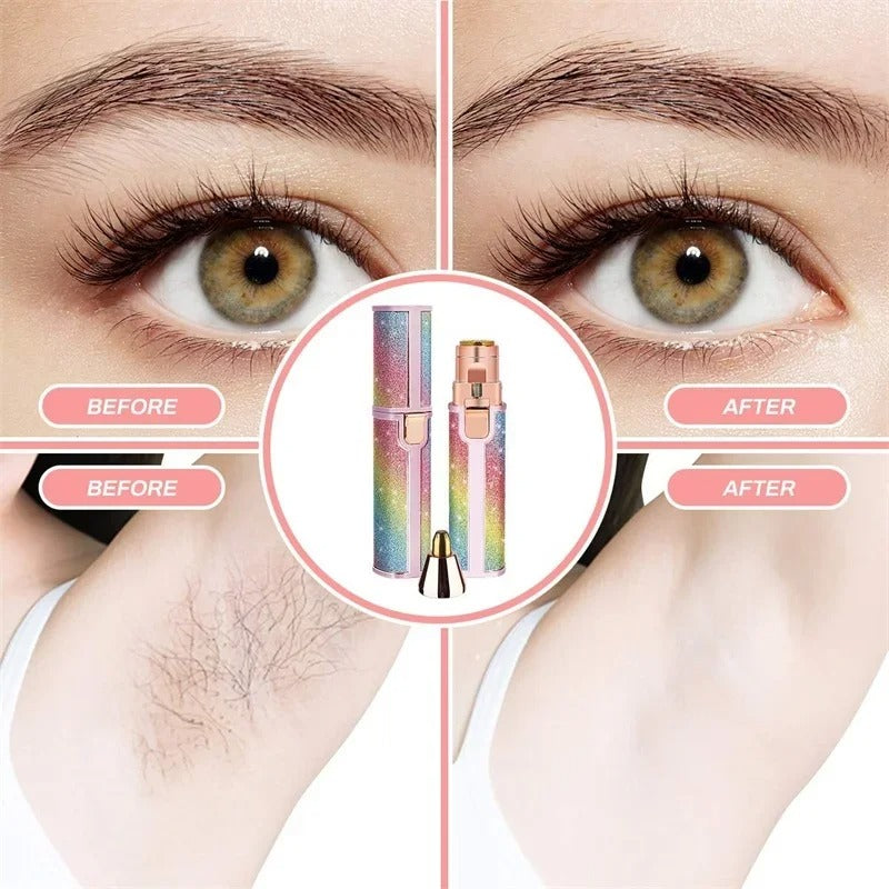 2-in-1 Facial Hair Remover with LED