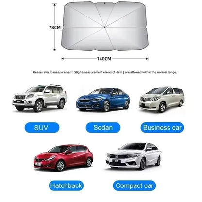 Car Front Windshield Sunshade Umbrella