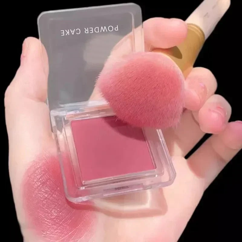 Face Blusher Matte Natural Cheek Tint Brighten Face Waterproof Face