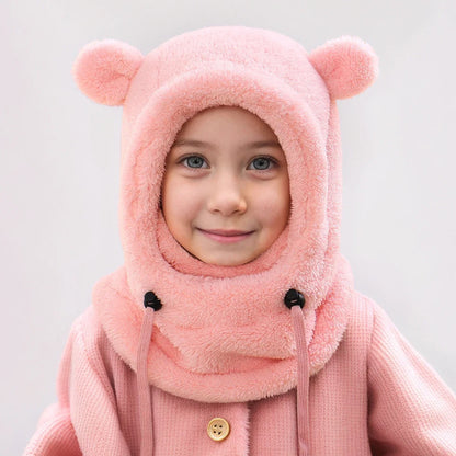 Face Cover Helmet Cap For Children Cold-proof Warm Balaclava